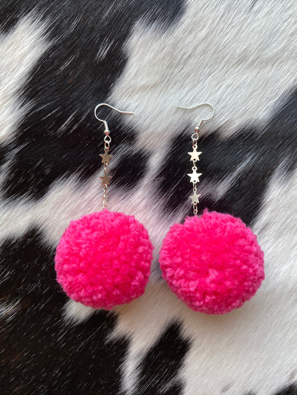 Hot Pink Heart Earrings ⋆ Behold Jewelry & Designs - West Hartford, CT